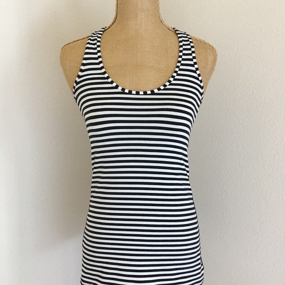 lululemon athletica Tops - Lululemon striped athletic racer back top